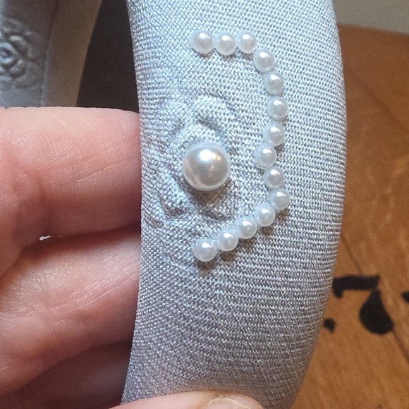 New Pearl Embellished Jeweled  Headband Romantic Feminine Luxe Bridal main image 7